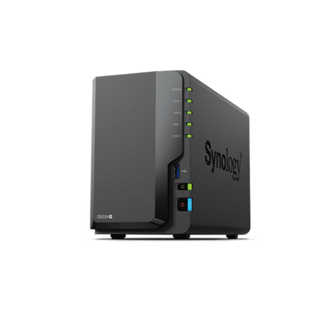 NAS 2 HDD hely Synology DS224+ fotó, illusztráció : DS224-