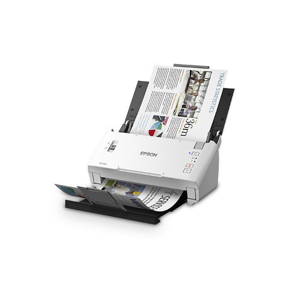 Scanner A4 Epson WorkForce DS-410 dokumentum szkenner duplex ADF 5 év garancia fotó, illusztráció : DS410