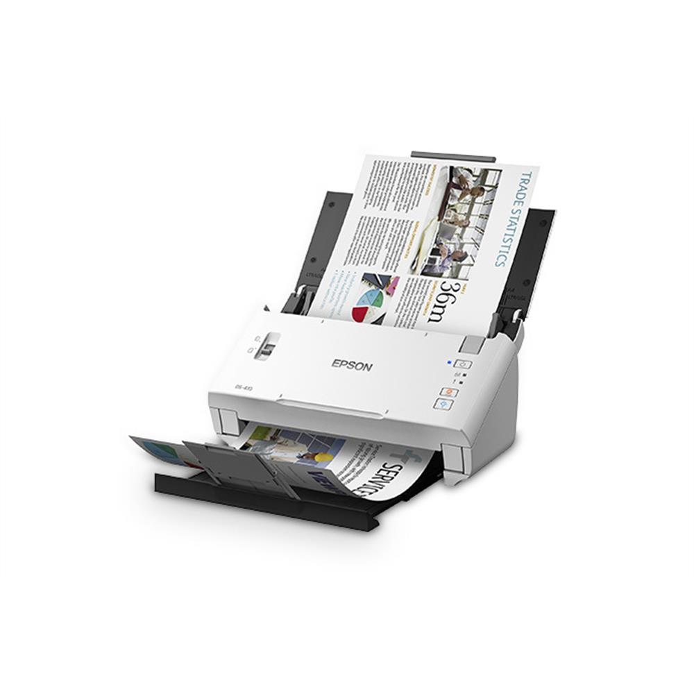 Scanner A4 Epson WorkForce DS-410 dokumentum szkenner duplex ADF 5 év garancia fotó, illusztráció : DS410