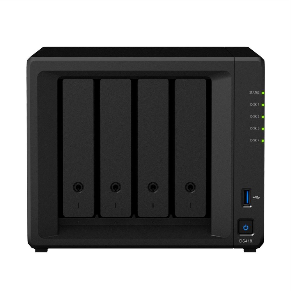 NAS 4 HDD hely Synology DS418 DiskStation fotó, illusztráció : DS418