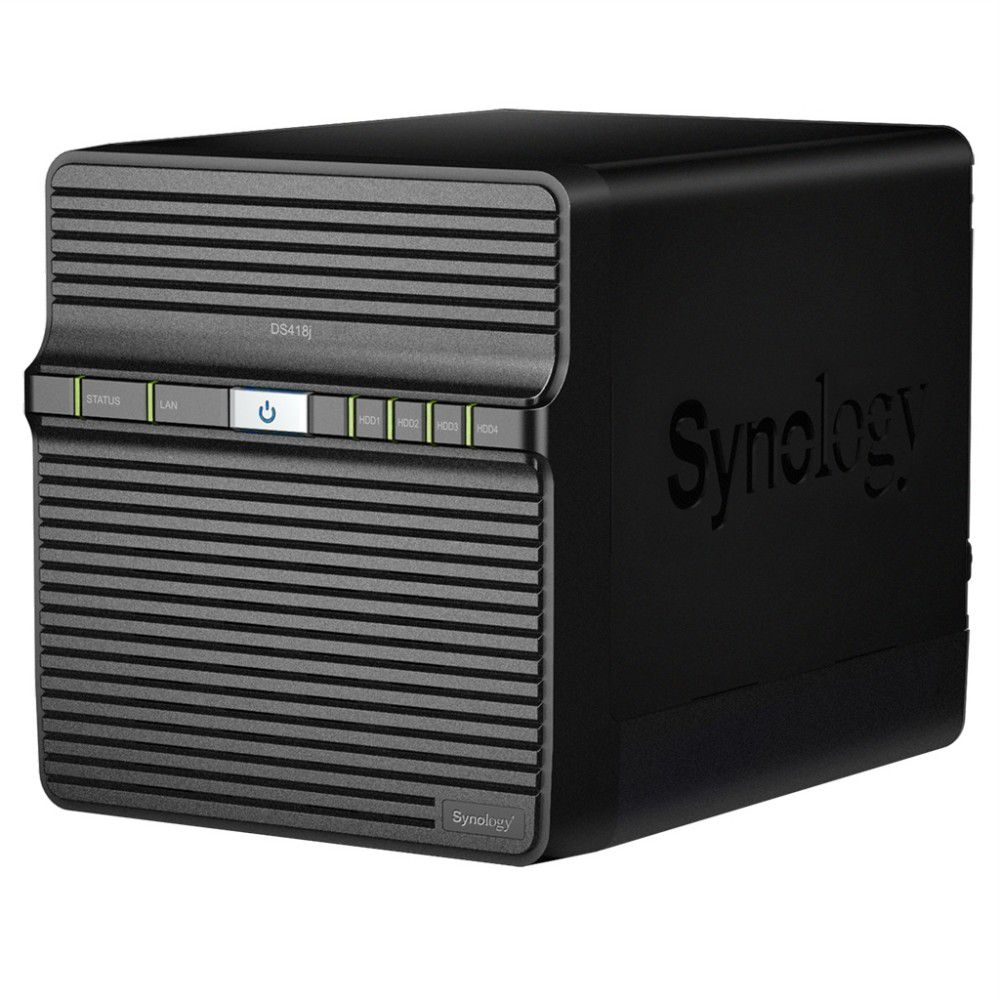 NAS 4 HDD hely Synology DS418J DiskStation fotó, illusztráció : DS418J