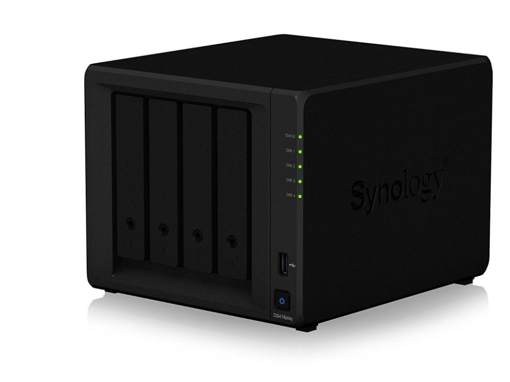 NAS 4 HDD hely Synology DiskStation DS418play (2 GB) fotó, illusztráció : DS418play(2GB)