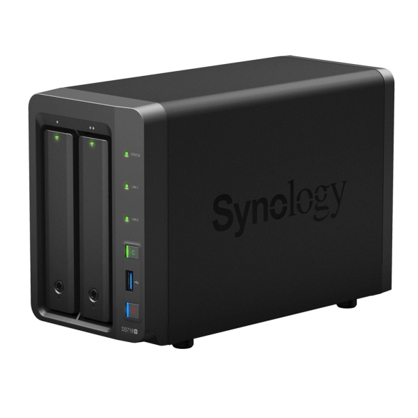 NAS 2 HDD hely Synology DiskStation DS718+ (6 GB) fotó, illusztráció : DS718-(6GB)