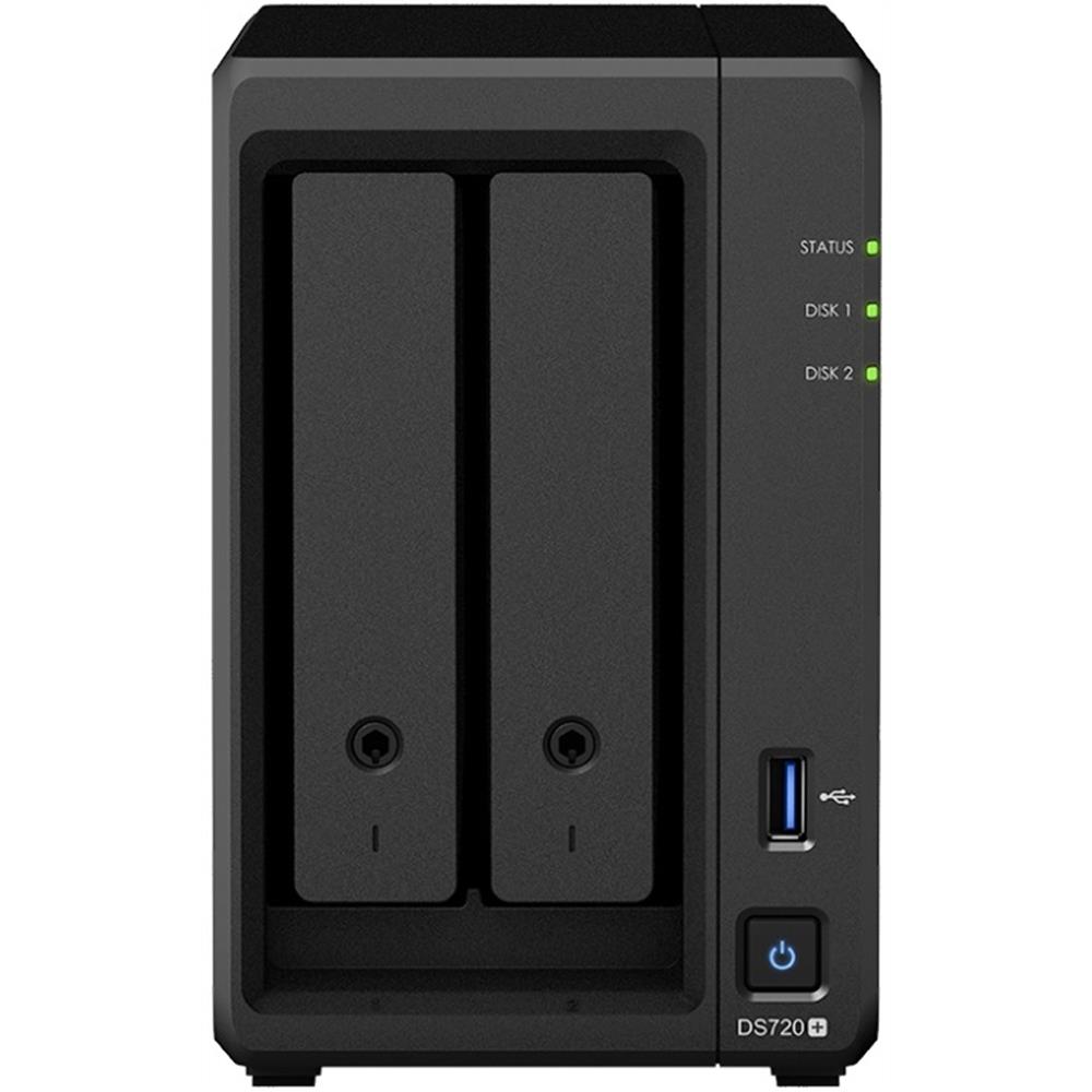 NAS 2 HDD hely Synology DiskStation DS720+ fotó, illusztráció : DS720-
