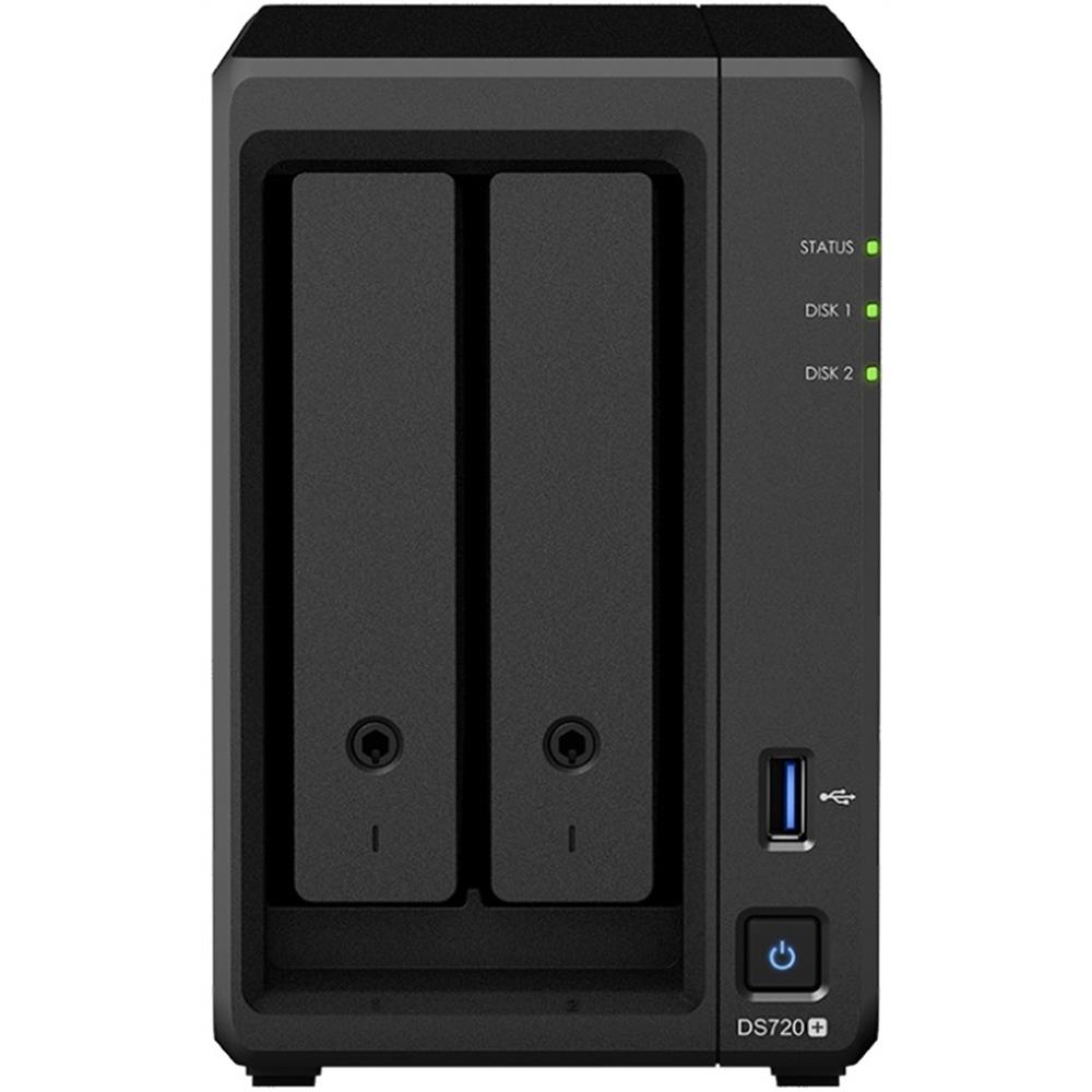 NAS 2 HDD hely Synology DS720+ fotó, illusztráció : DS720-