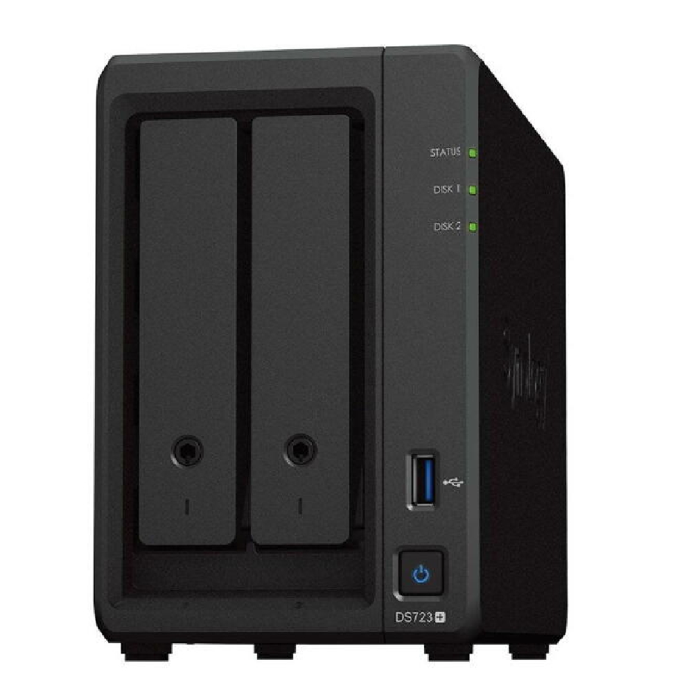 NAS 2 HDD hely Synology DS723+ fotó, illusztráció : DS723-