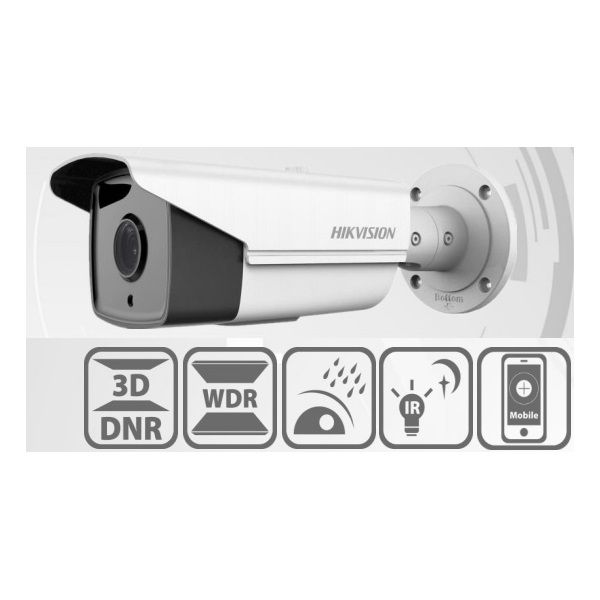 IP Bullet kamera, kültéri, 4MP, 4mm, H264+, IP66, EXIR50m fotó, illusztráció : DS-2CD2T42WD-I5(4MM)