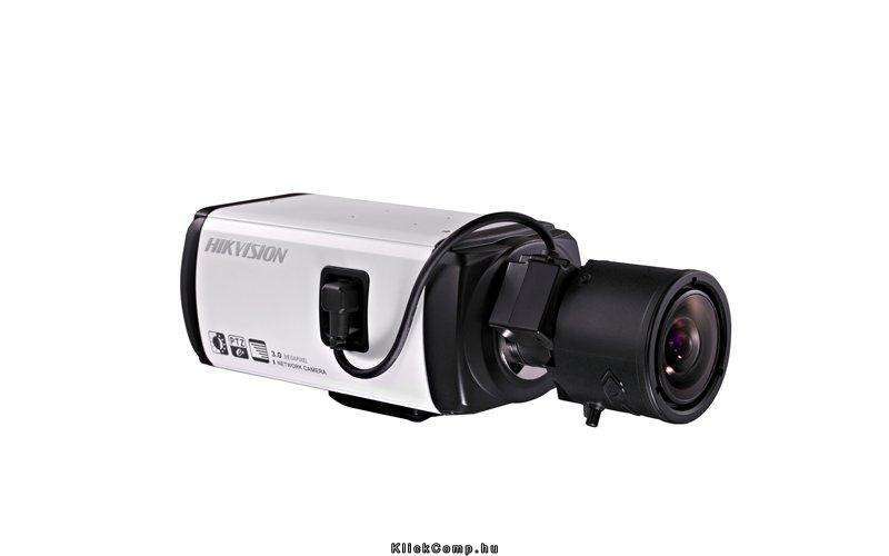 IP Box kamera, beltéri, 3MP2048x1536, H264, DC, DandNICR, audio, I/O, SD, PoE fotó, illusztráció : DS-2CD854F-E