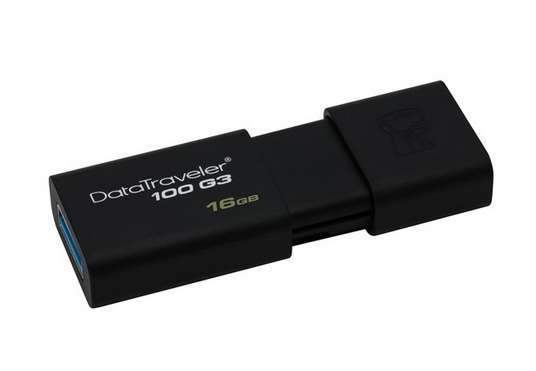 16GB PenDrive USB3.0 Fekete DT100G3/16GB fotó, illusztráció : DT100G3_16GB