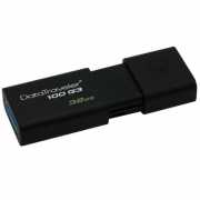 Kingston USB 3.0 Fekete kupak nélküli 64GB pendrive