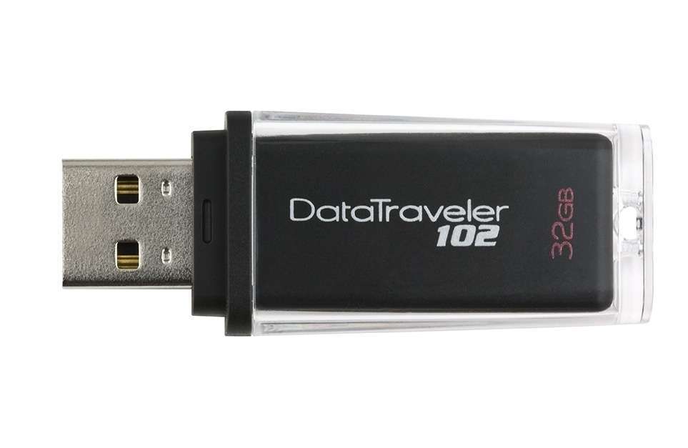 Pendrive 32GB, DT102, Fekete 5 év szervizben fotó, illusztráció : DT102_32GB