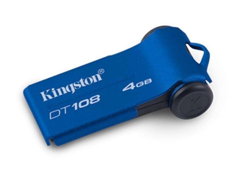 Pendrive 4GB, DT108, kék 5 év szervizben fotó, illusztráció : DT108_4GB