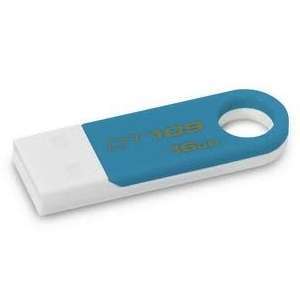 Pendrive 16GB, DT109B, fehér-kék 5 év szervizben fotó, illusztráció : DT109B_16GB