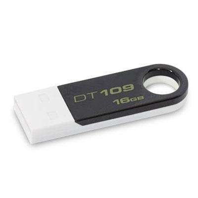 Pendrive 16GB, DT109K, fehér-fekete 5 év szervizben fotó, illusztráció : DT109K_16GB