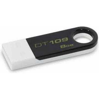 8GB USB2.0 Fekete DT109K/8GB PenDrive 5 év fotó, illusztráció : DT109K_8GB