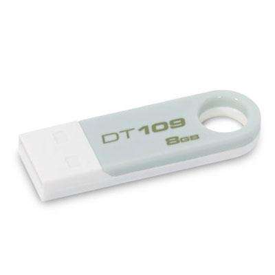 Pendrive 8GB, DT109S, fehér-ezüst 5 év szervizben fotó, illusztráció : DT109S_8GB