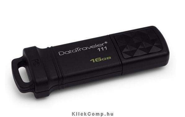 16GB USB3.0 Fekete DT111/16GB PenDrive fotó, illusztráció : DT111_16GB