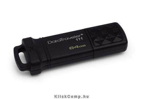 64GB USB3.0 Fekete DT111/64GB PenDrive fotó, illusztráció : DT111_64GB