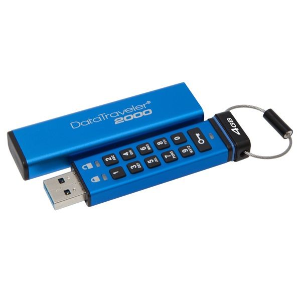 4GB PenDrive USB3.1 Kék Kingston DT2000/4GB Flash Drive fotó, illusztráció : DT2000_4GB