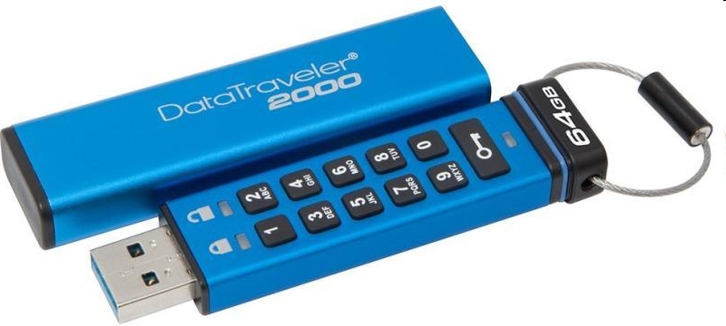 64GB PenDrive USB3.1 Kék Kingston DT2000/64GB Flash Drive fotó, illusztráció : DT2000_64GB