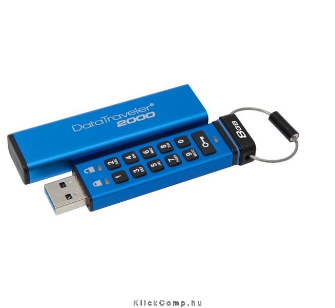 8GB PenDrive USB3.1 Kék Kingston DT2000/8GB Flash Drive fotó, illusztráció : DT2000_8GB