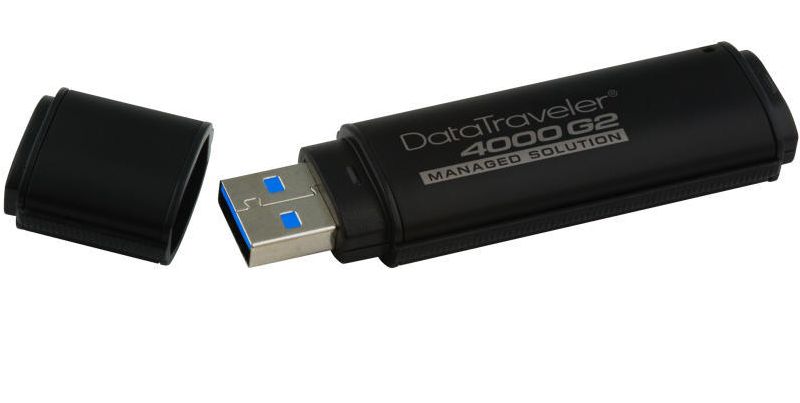16GB PenDrive USB3.0 Fekete Kingston DT4000G2M-R/16GB Management Ready Flash Dr fotó, illusztráció : DT4000G2M-R_16GB