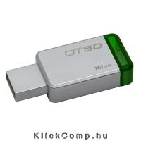 16GB PenDrive USB3.0 Ezüst-Zöld Kingston DT50 Vásárlás DT50_16GB Technikai adat
