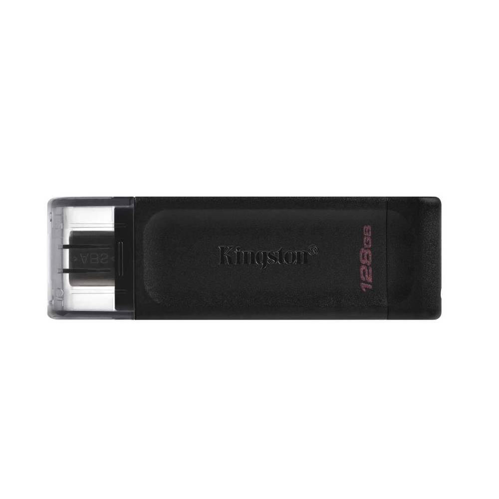 128GB Pendrive USB-C 3.2 fekete KINGSTON - Már nem forgalmazott termék fotó, illusztráció : DT70-128GB