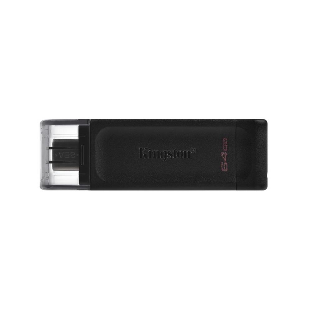 64GB Pendrive USB3.2 fekete Kingston DataTraveler 70 fotó, illusztráció : DT70_64GB