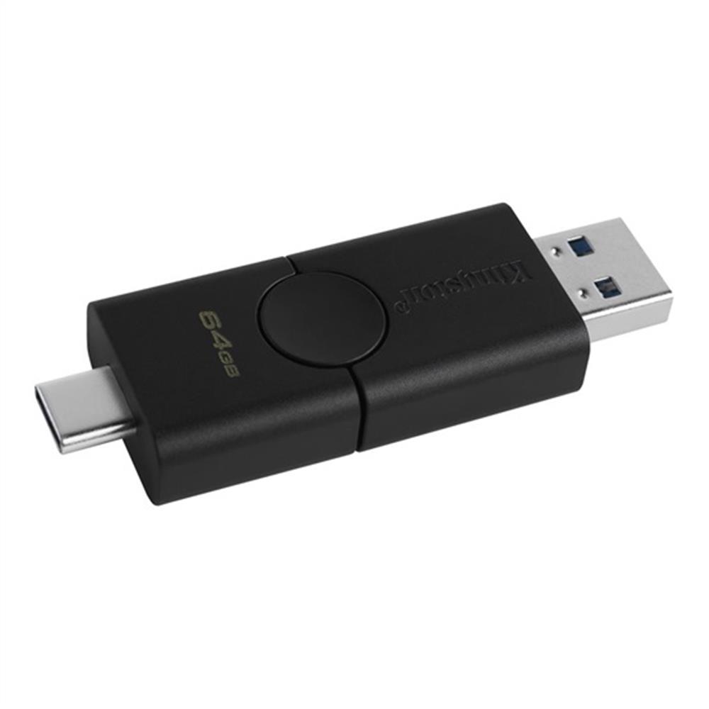 64GB Pendrive USB3.2 fekete Kingston DataTraveler DE fotó, illusztráció : DTDE_64GB