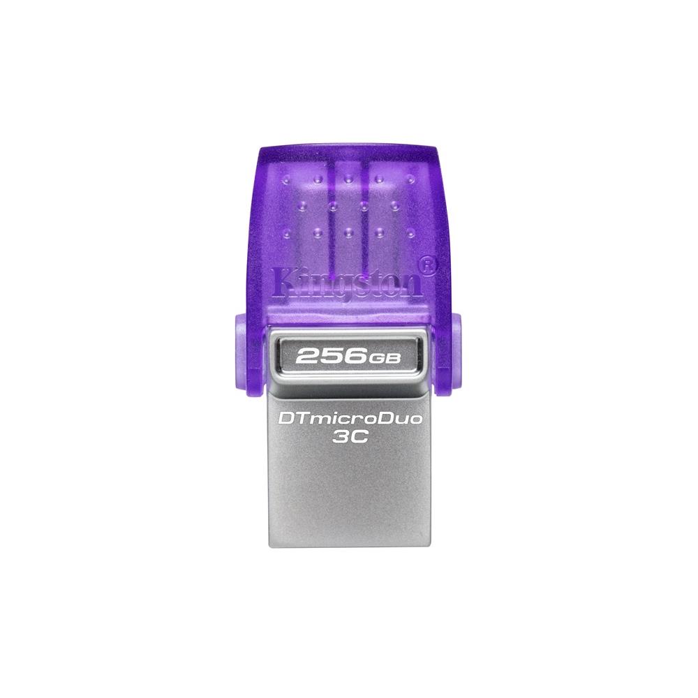 256GB Pendrive USB3.2 lila Kingston DataTraveler Duo 3CG3 fotó, illusztráció : DTDUO3CG3_256GB