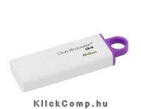 Kingston USB 3.0 Lila-Fehér kupakos 64GB pendrive