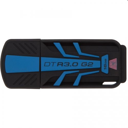 16GB pendrive USB3.0 Fekete-Kék Kingston Flash Drive DTR30G2/16GB fotó, illusztráció : DTR30G2_16GB