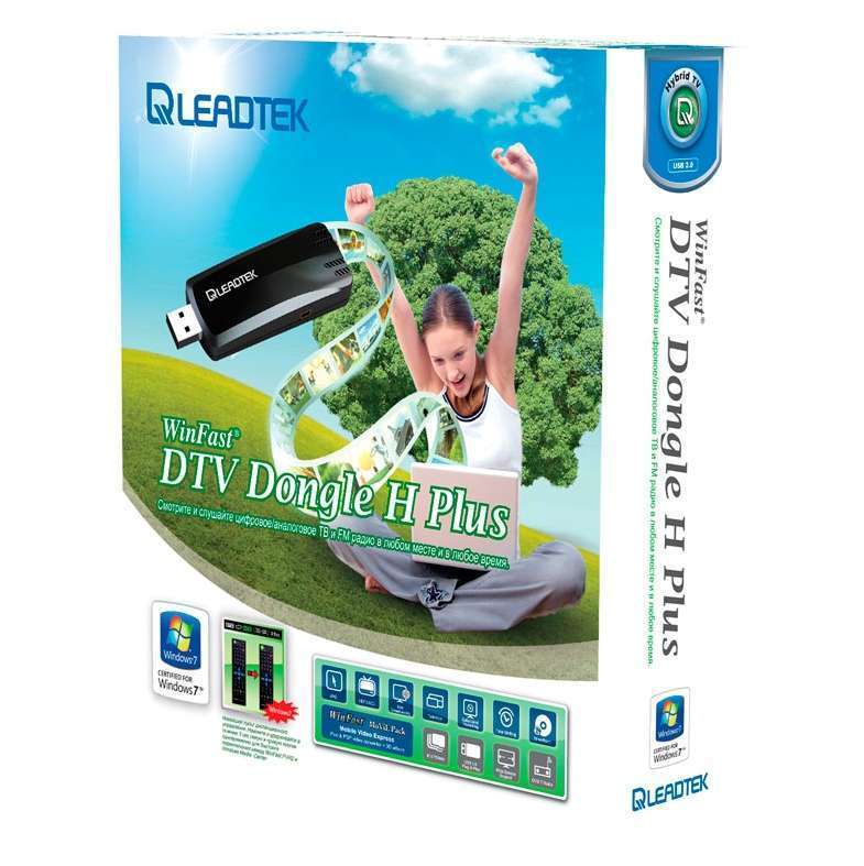 Leadtek TV tuner USB DTV H Plus Hybrid Analóg+Digitális,távirán (2 év) - Már ne fotó, illusztráció : DTVDongleHPlus
