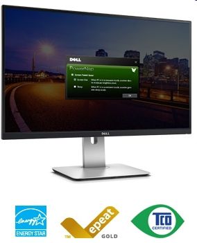 Monitor 27  2560x1440 Dell U2715H Flat Panel LED fotó, illusztráció : DU2715H