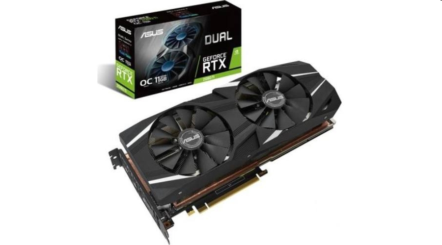 VGA RTX2080TI 11GB GDDR6 352 bit ASUS DUAL-RTX2080TI-O11G videokártya fotó, illusztráció : DUAL-RTX2080TI-O11G