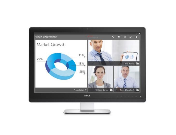 Monitor 23  LED Multimedia HDMI DP VGA 1920x1080 Dell UZ2315H fotó, illusztráció : DUZ2315H