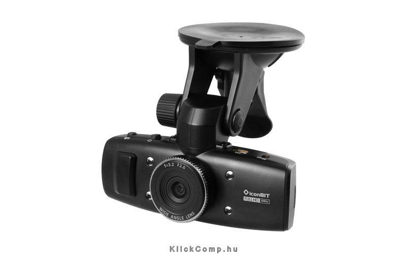 DVR FHD LE Autós Kamera 1080i@25fps, 120° lencse, Li akku, 1,3MP, 1,5  kijelző, fotó, illusztráció : DV-0011F