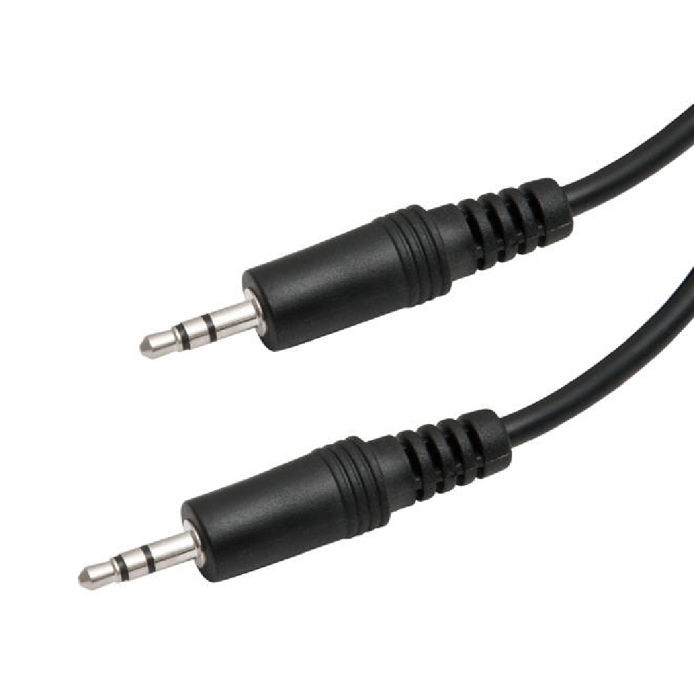 Jack sztereó hangkábel, 3,5 mm M – 3,5 mm M 3m fekete - Már nem forgalmazott te fotó, illusztráció : Delight-20316