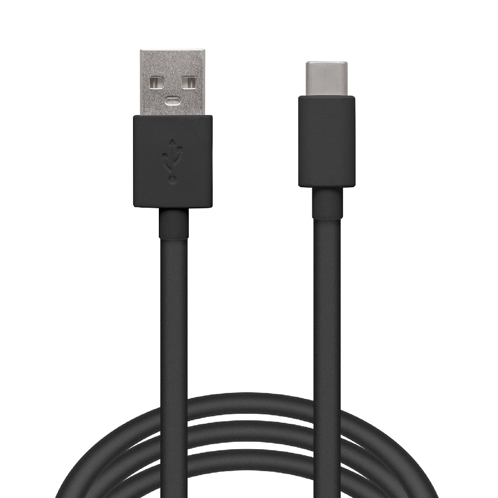 Kábel USB-C 2.0 to USB-A, apa/apa, 2m fekete Delight - Már nem forgalmazott ter fotó, illusztráció : Delight-55550BK-2