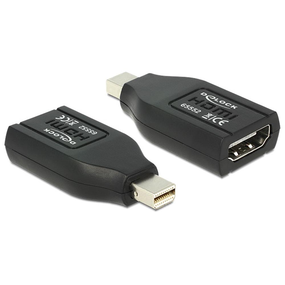 Mini Displayport apa > HDMI anya konverter Delock fotó, illusztráció : Delock-65552