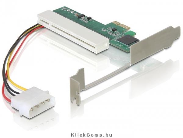 PCI Express x1 - PCI Kártya adapter 32bit Delock 89223 fotó, illusztráció : Delock-89223