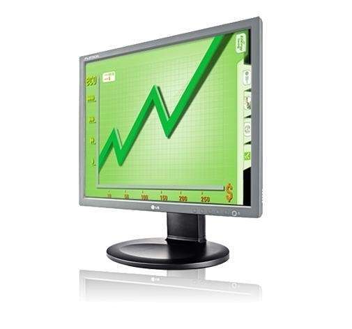 LED lcd monitor, fekete, Pivot, DVI, 5M:1, 5ms fotó, illusztráció : E1910P-BN