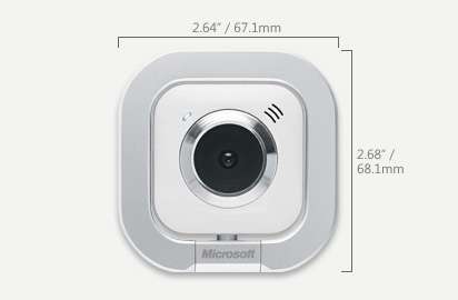 Microsoft LifeCam VX-5500 Dobozos 1024*798 Fehér webkamera 3 év fotó, illusztráció : E4C-00005