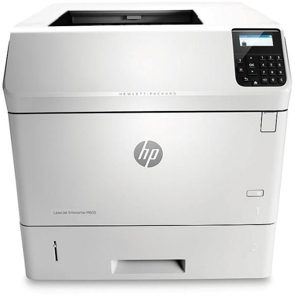 Lézer nyomtató mono HP LaserJet Enterprise M605dn fotó, illusztráció : E6B70A
