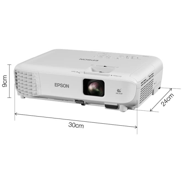 Projektor XGA HDMI VGA Epson EB-S05 asztali hordozható többcélú fotó, illusztráció : EB-E01