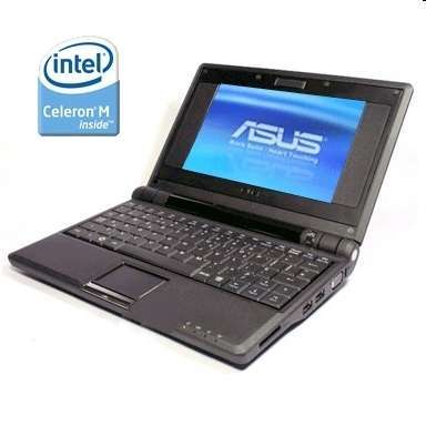 ASUS EEE-PC-4G-BK021X EEE-PC 7 /512MB/4GB XP HOME Fekete ASUS netbook mini note fotó, illusztráció : EEPC4GBK021X