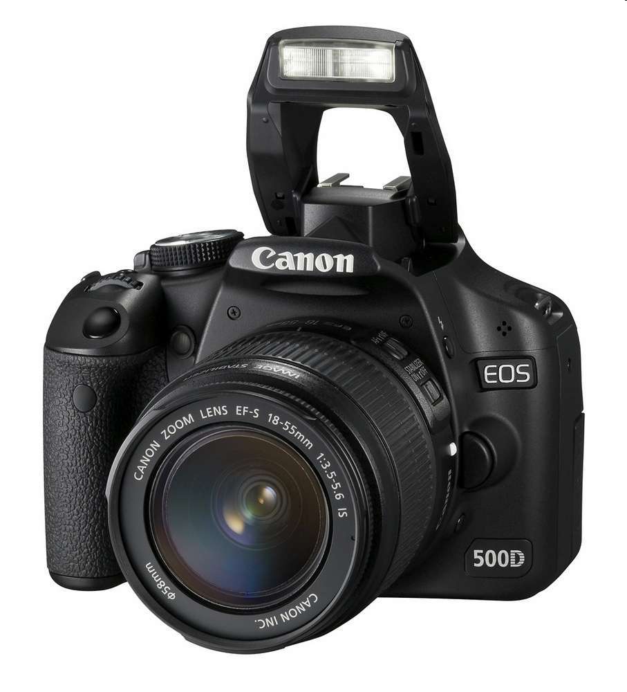 Canon EOS 500D + EF-S 18-55 IS fotó, illusztráció : EOS500D1855I