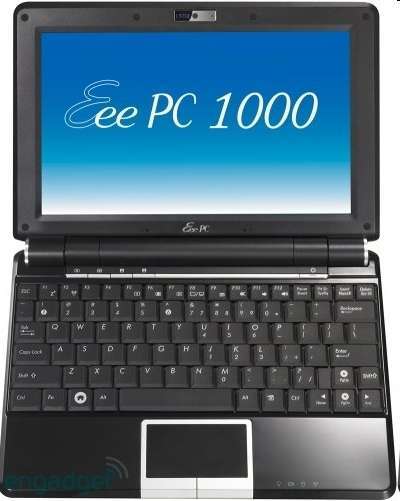 ASUS EEE-PC-1000-HBK014 EEE-PC 10 /1GB/160GB Linux Fekete ASUS netbook mini not fotó, illusztráció : EPC10HBK014