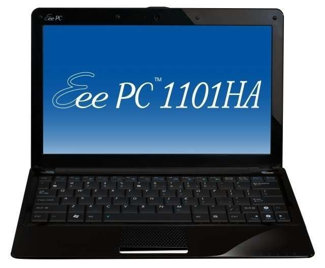 ASUS 1101HA-BLK028M netbook EEE-PC 11 /Z520/250GB/2GB W7 Home Premium Fekete AS fotó, illusztráció : EPC1101HABLK028M